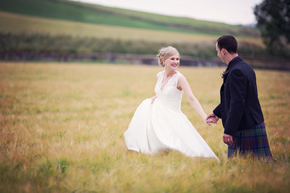 Jennifer and Ian McDonalds Wedding - Milton Farm, Abernyte, Perthshire Wedding Photographer